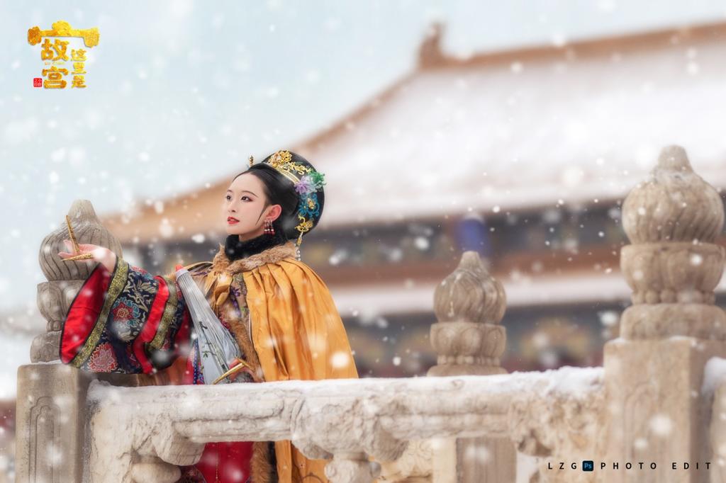 北京故宫里的格格雪天唯美写真