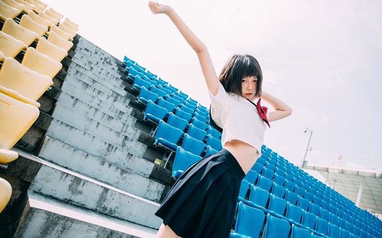 校园女神现役JK青春日常少女黑丝美腿写真